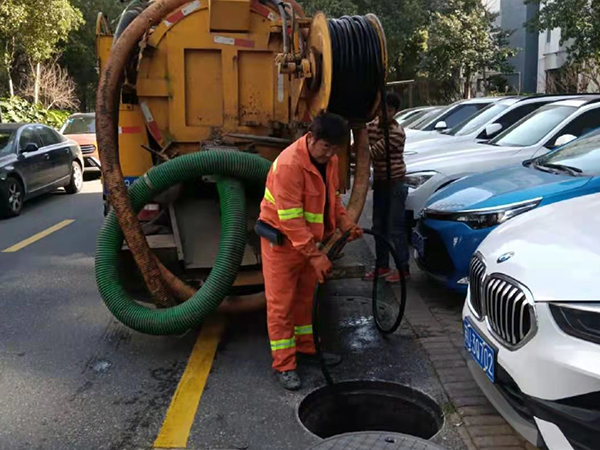 冷水滩排污管道清淤